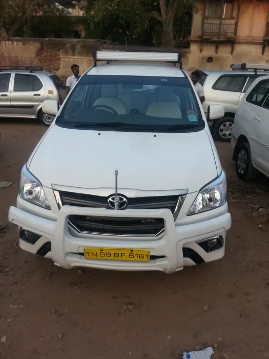 White rental car ready for travel