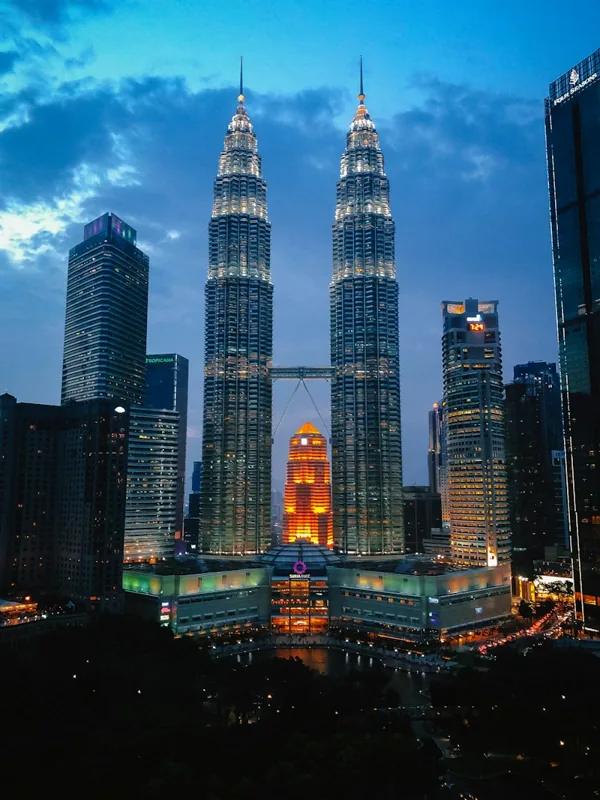 Petronas Twin Towers in Kuala Lumpur, Malaysia