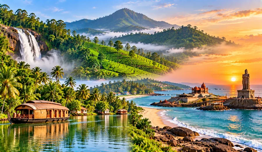 Kerala & Kanyakumari Grand Tour — GR Tours & Travels
