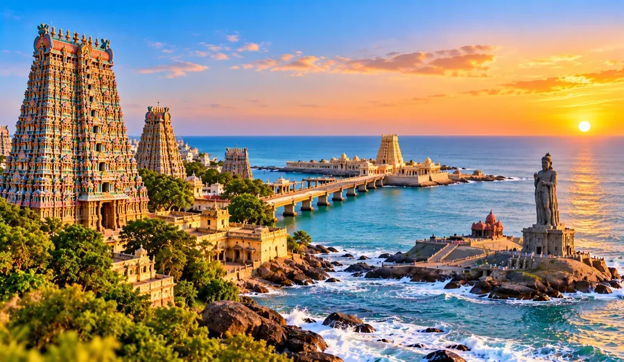 Madurai, Rameswaram & Kanyakumari Tour — GR Tours & Travels